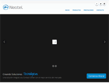 Tablet Screenshot of neotel.com.ar
